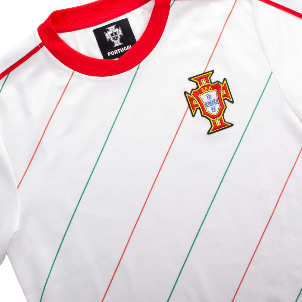 Portogallo 1984 - Maglia da calcio rétro da trasferta - Bianca – COPA Football 4/7