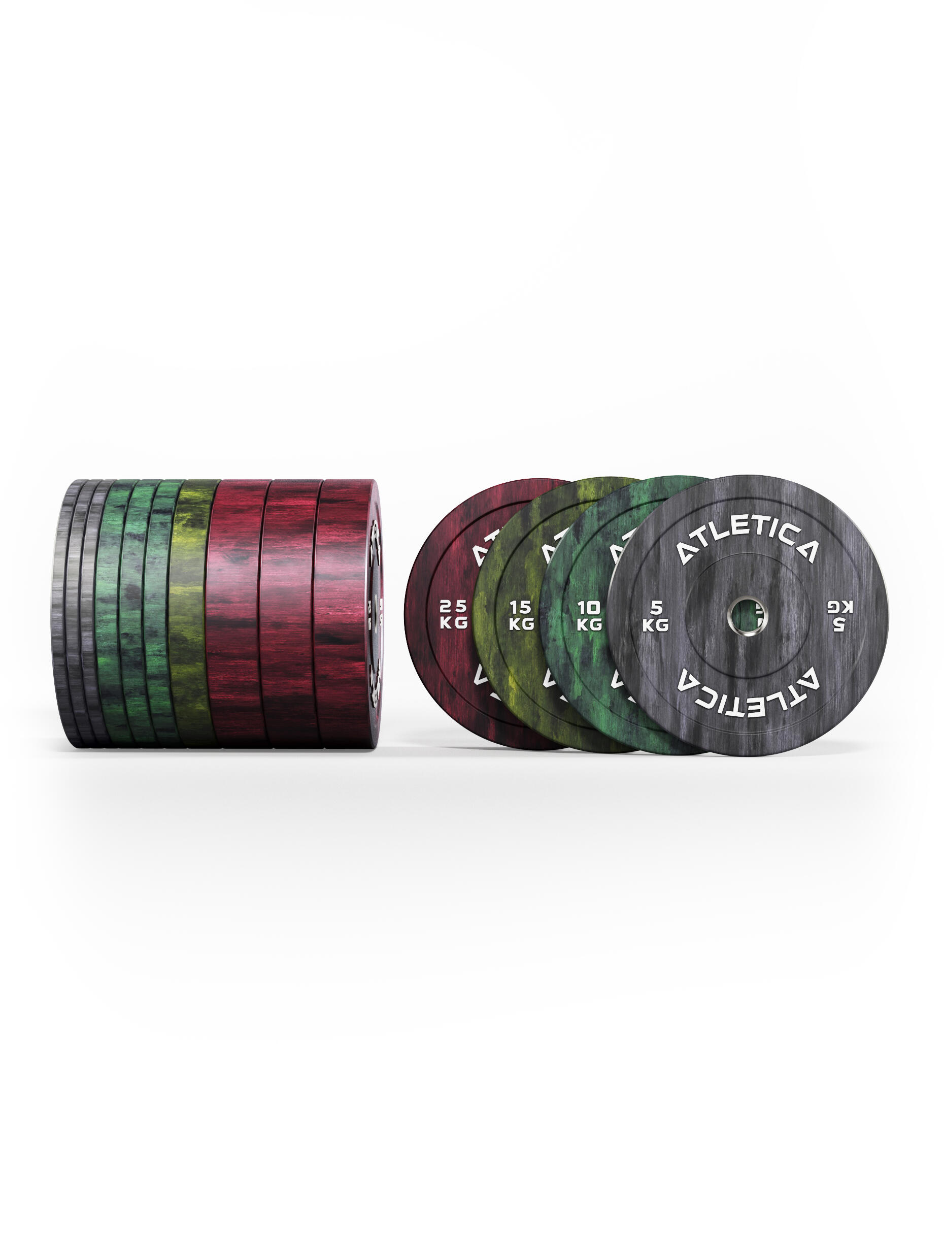 Fusion Bumper Plates SET | 190kg 3/3