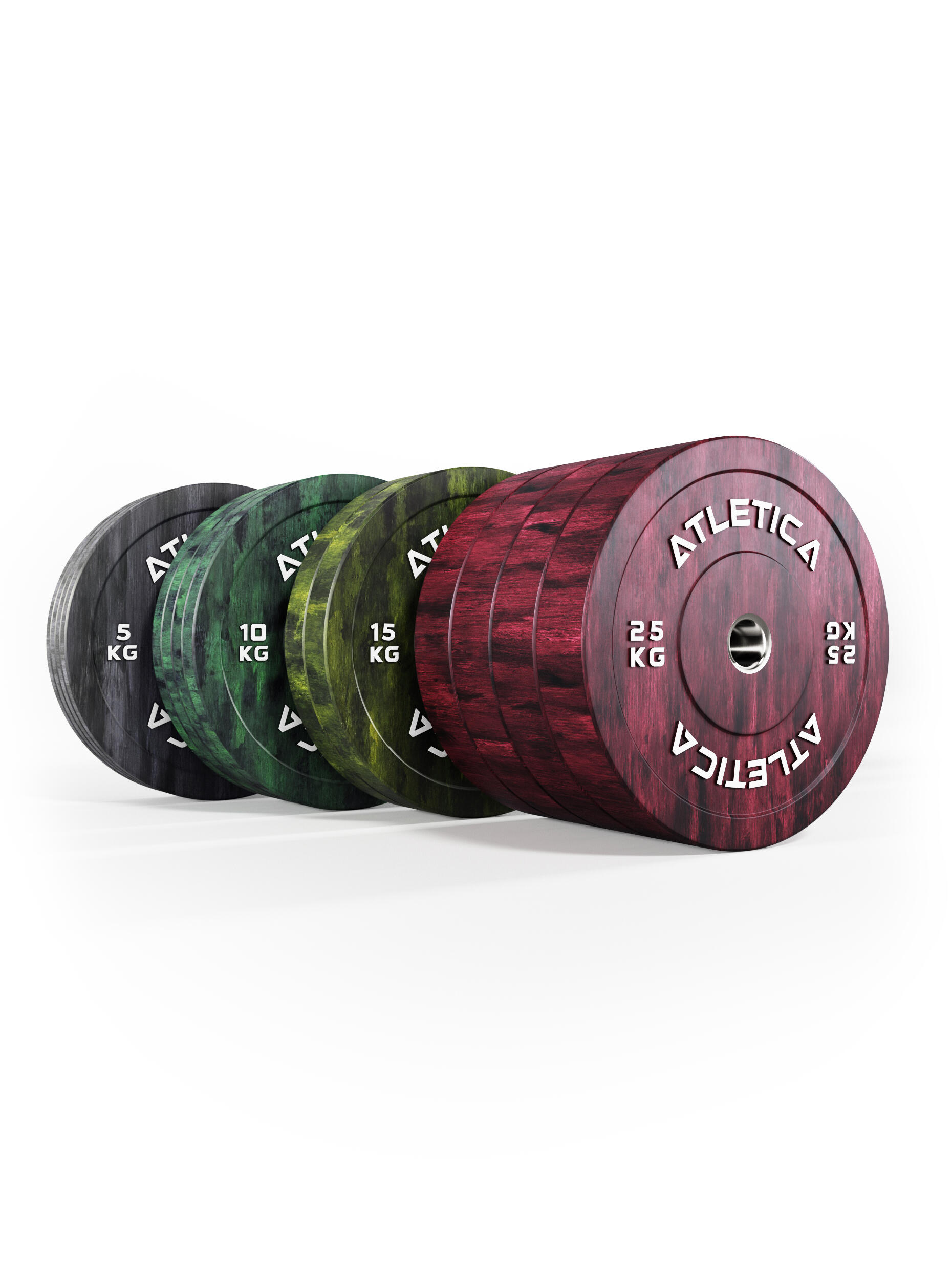 Fusion Bumper Plates SET | 190kg 2/3