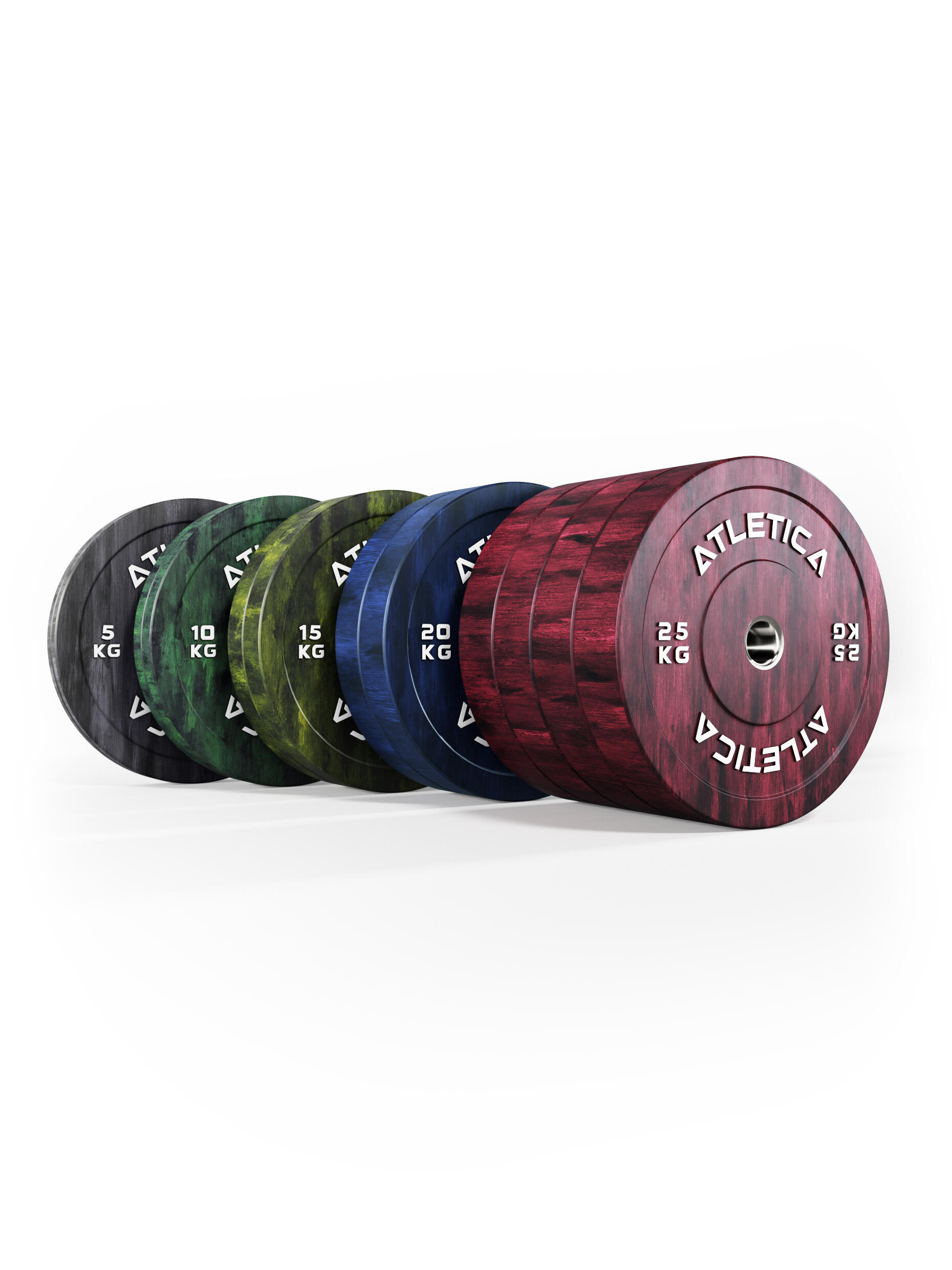 Fusion Bumper Plates SET | 200kg 2/3