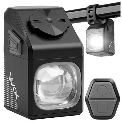 Voorlicht voor de fiets vaf1000pro 1000lm met afstandsbediening usb-c