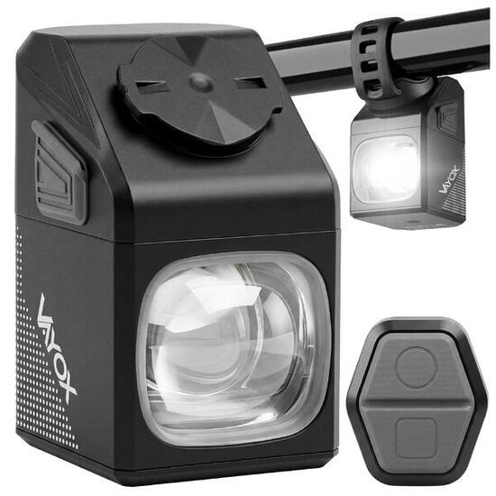 Lampka rowerowa przednia VAF1000PRO 1000lm z pilotem USB-C