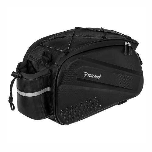 Bicycle Bag 10-litre Pannier with Shoulder Strap Black