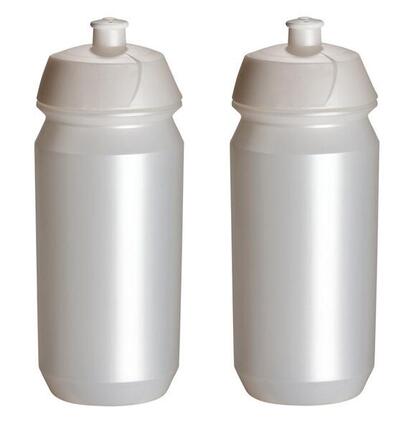 Drinkbus - 2x 500ml - Shiva - Wit - Bidon