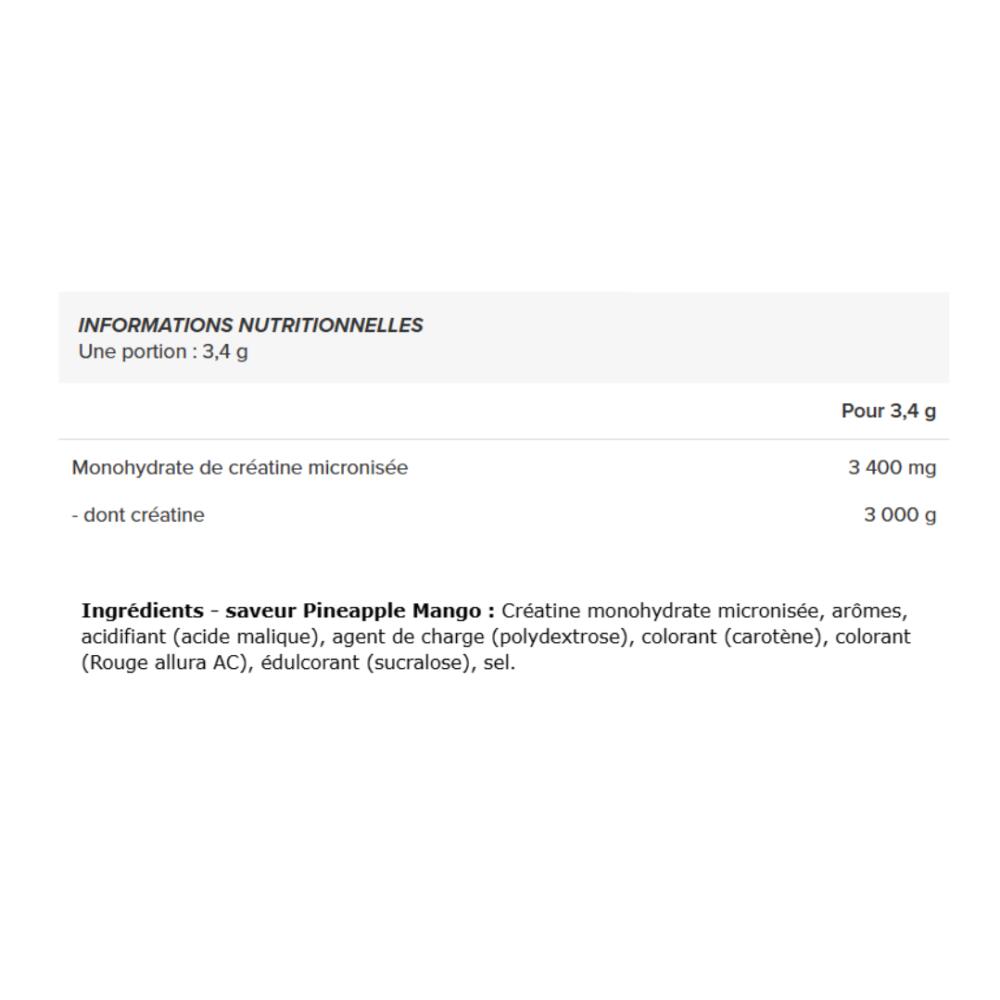 100% Creatina Monohidrato - 300g Piña Mango Biotech USA 4/6