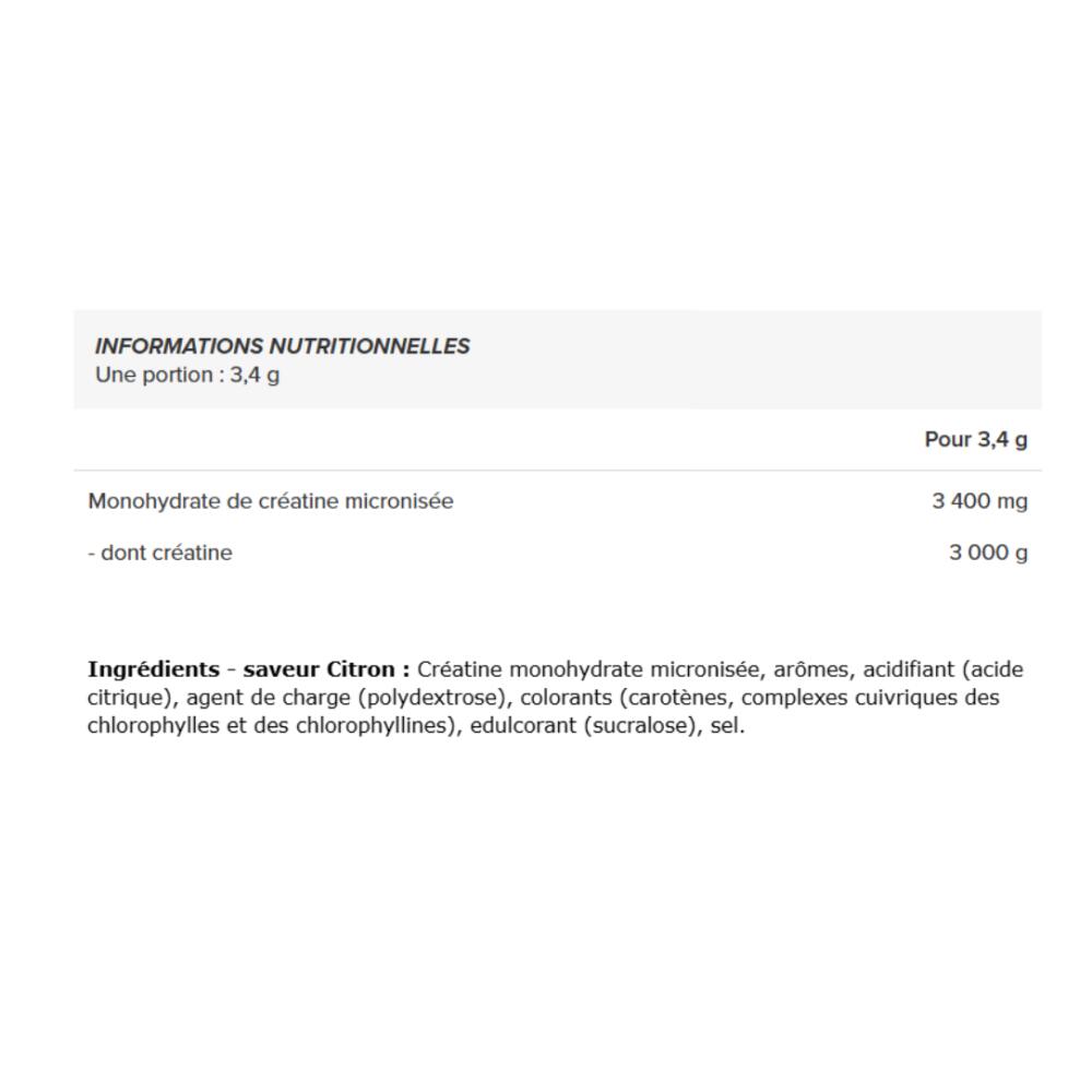 Créatine - 100% Creatine Monohydrate - Agrumes 300g 4/6