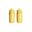 Sticlă de apă - 2 x 500 ml - Shiva - Galben