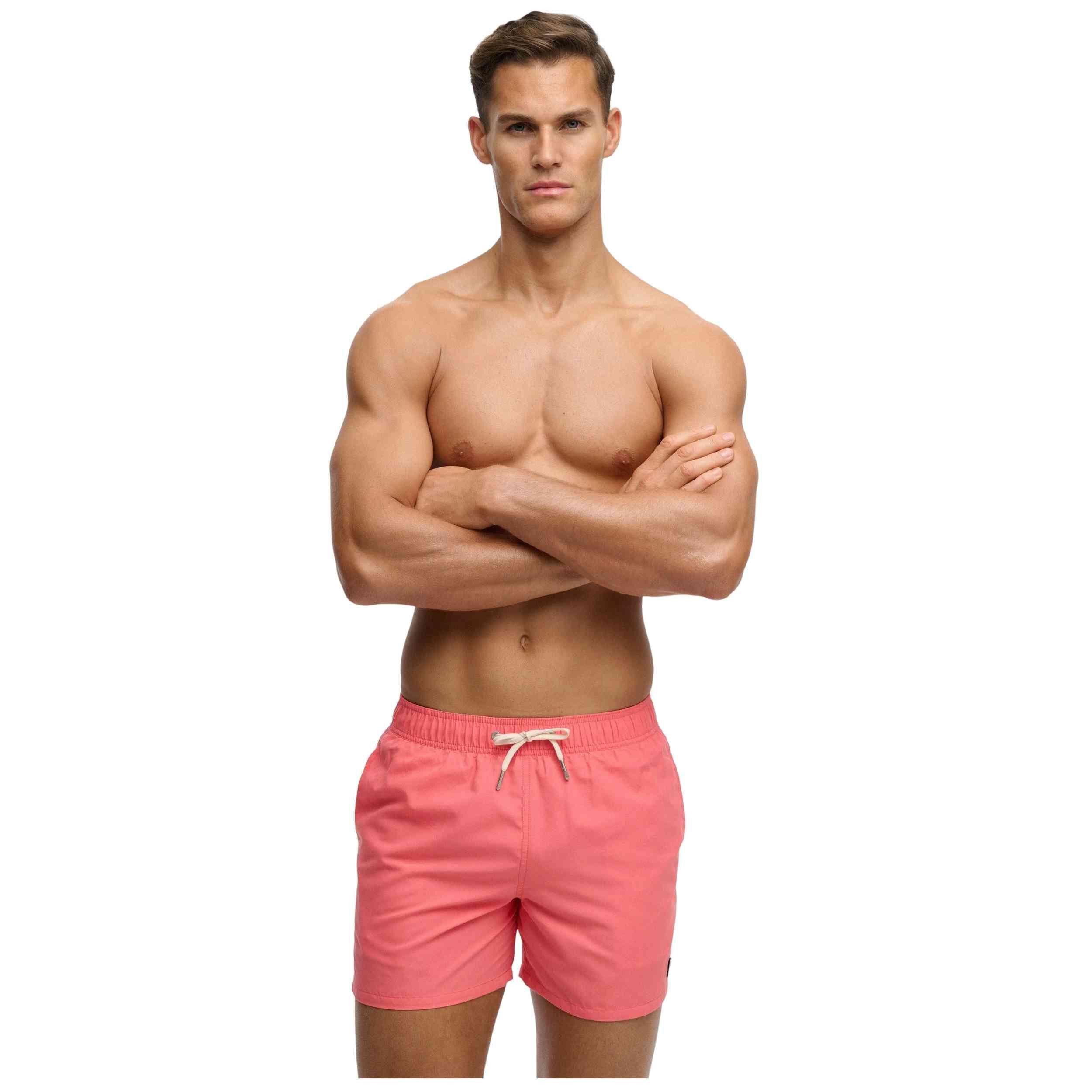 Calções de banho bordados com logo Superdry 15 5/6