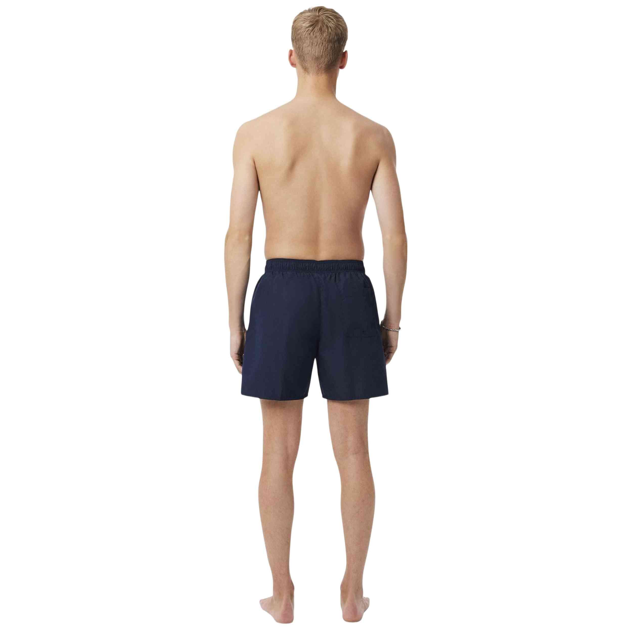 Costume da bagno Lacoste modello Bañador Lacoste Mid Length Monochrom per uomini 4/5