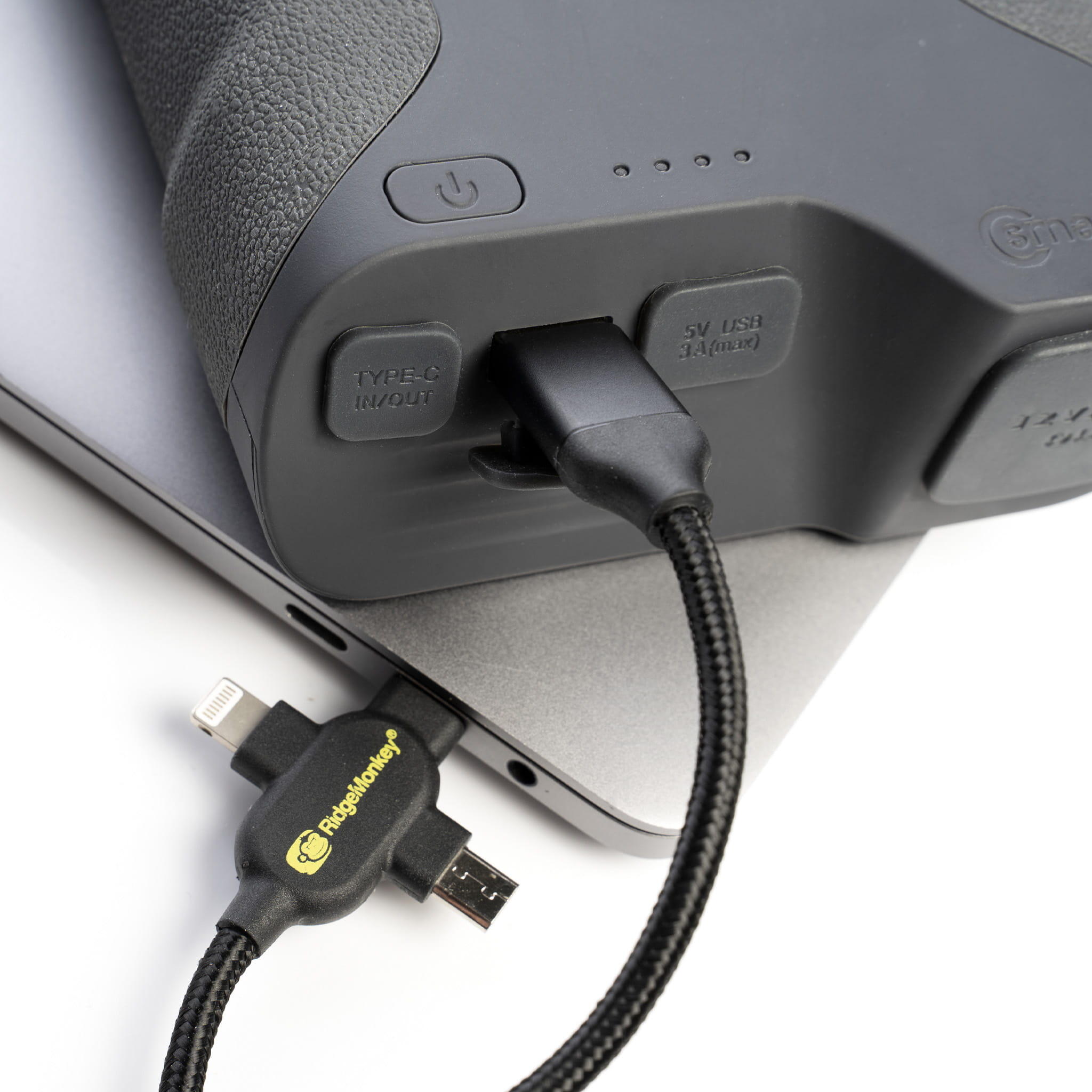 Ridgemonkey Vault Usb-A To Multi Out Cable 1 M 4/7