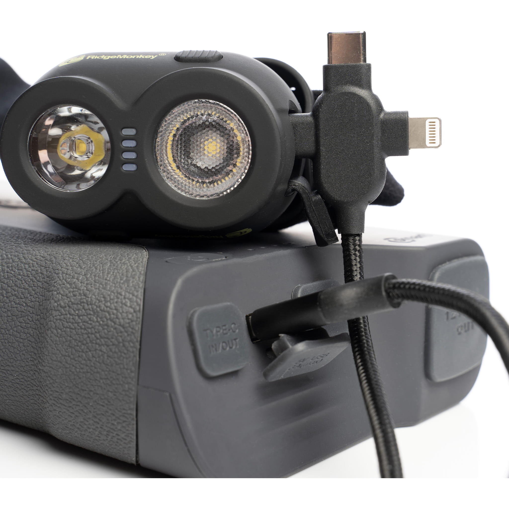 Ridgemonkey Vault Usb-A To Multi Out Cable 1 M 6/7