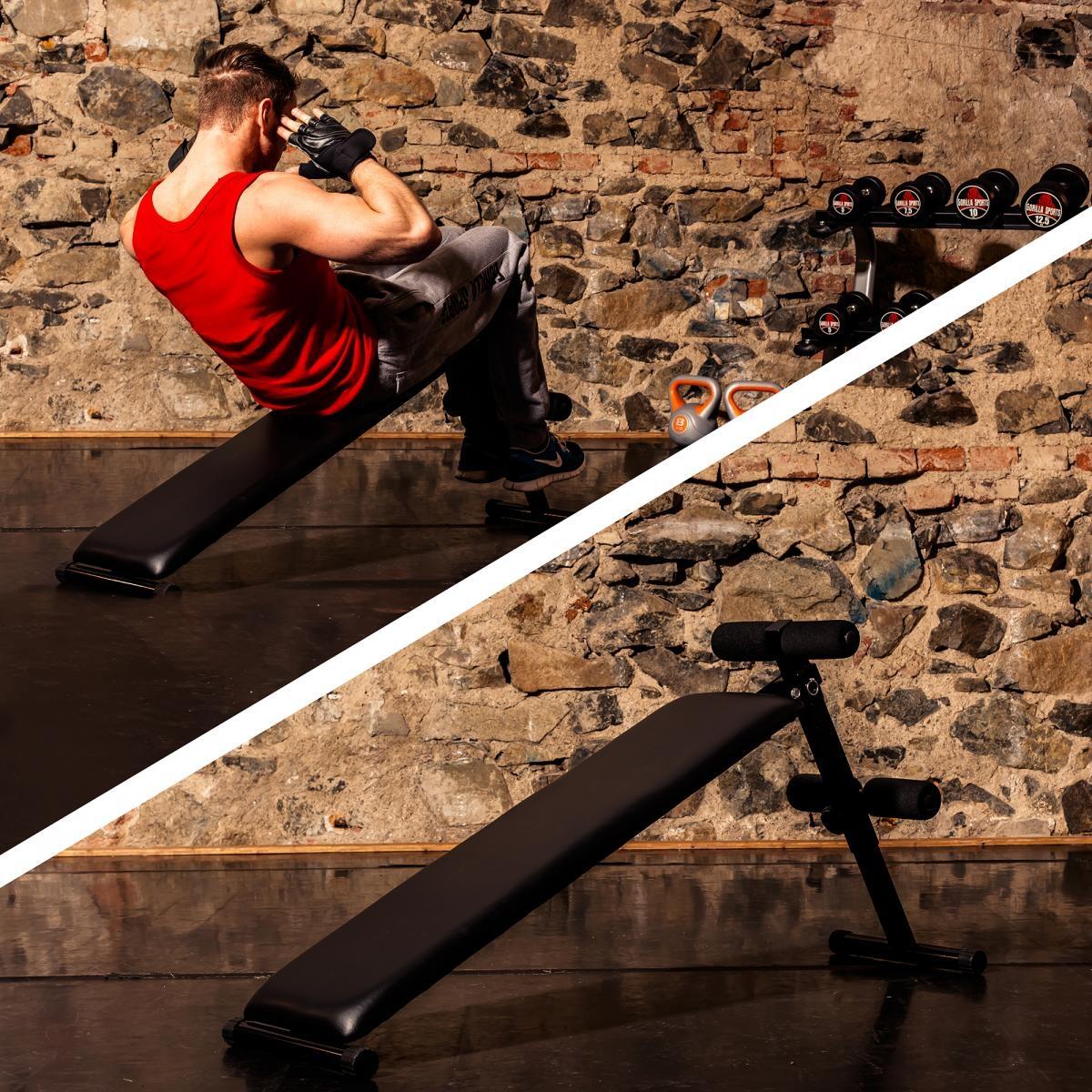 BANC À ABDOMINAUX NOIR | MUSCULATION 2/7