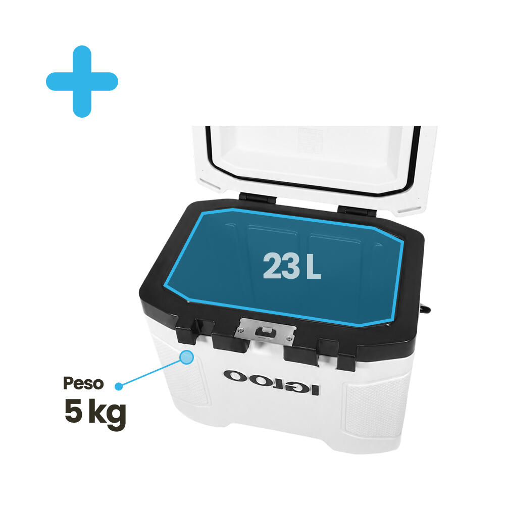 Geleira rígida Igloo Trailmate 25 L MaxCold Ultra 3/4
