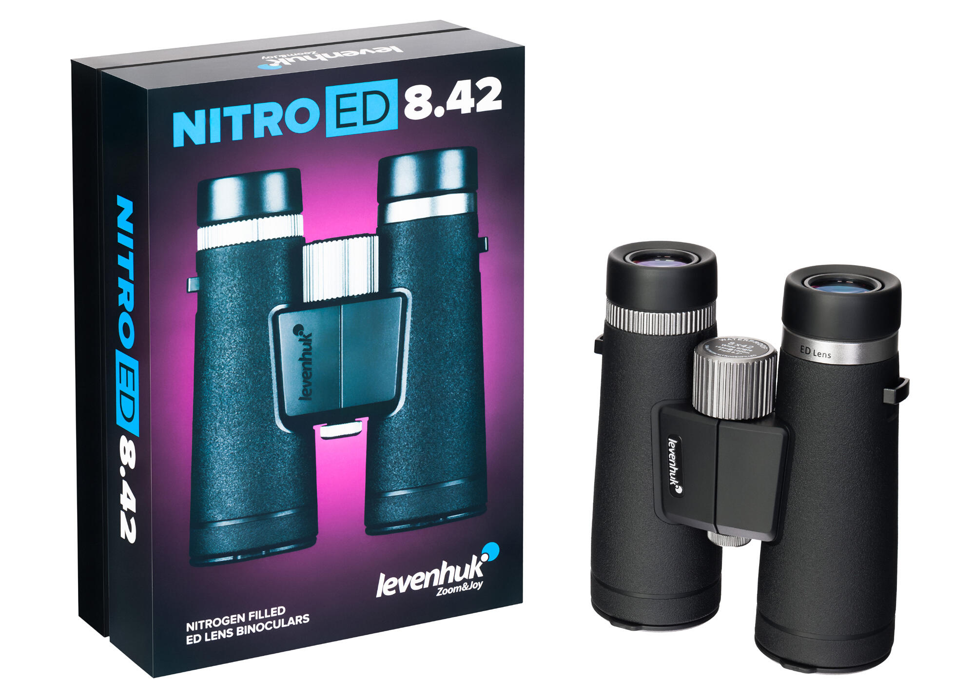 Jumelles Levenhuk Nitro ED 8x42 4/7