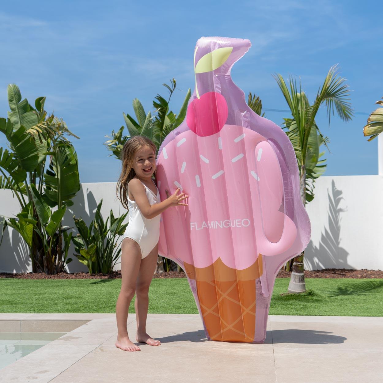 Flamingueo Flotador Hinchable Helado PVC Multicolor 3/6