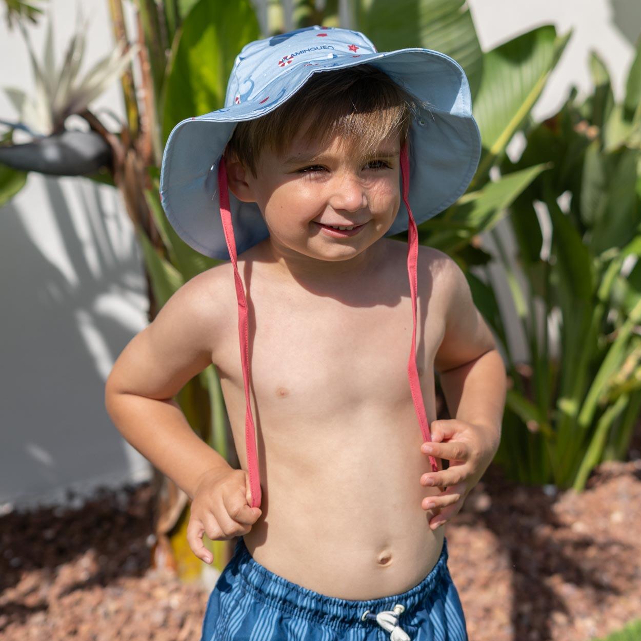 Flamingueo sombrero infantil algodón 3/7