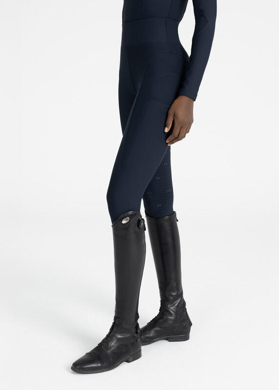 Leggings Pantalón Mujer Equitación Maximilian Outline Full Grip Atlántico 2/7