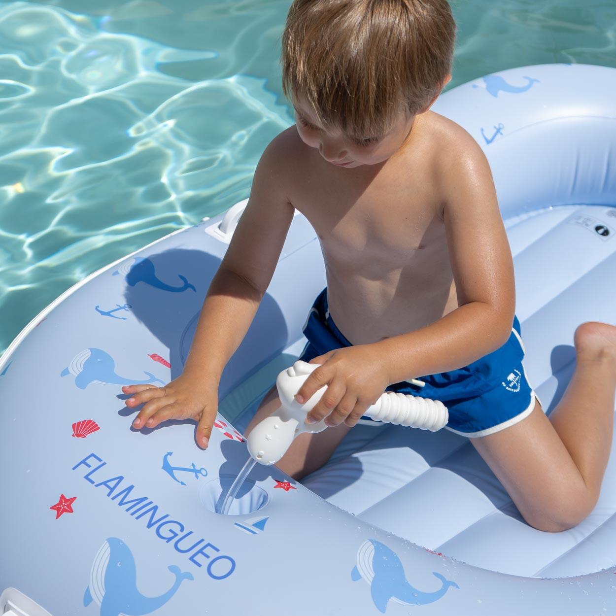 Flamingueo hinchable infantil PVC 3/7
