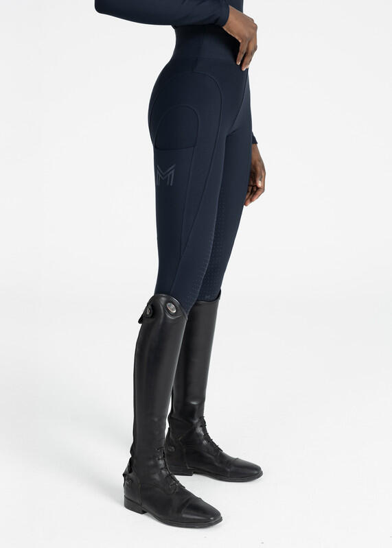 Leggings Pantalón Mujer Equitación Maximilian Outline Full Grip Atlántico 4/7