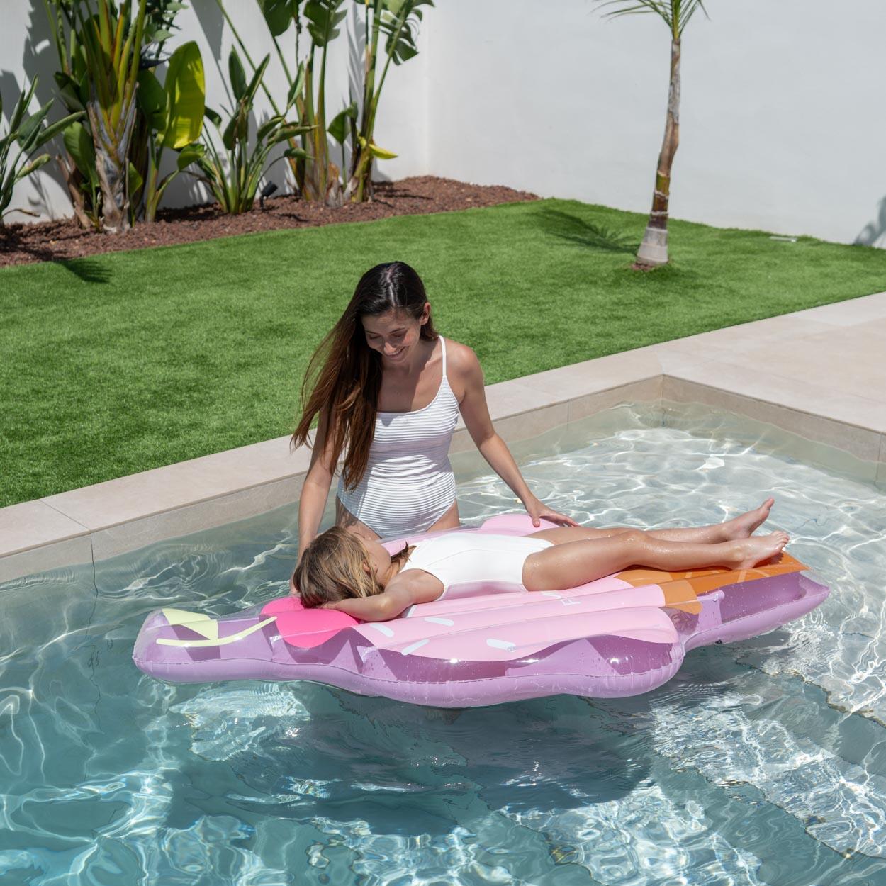 Flamingueo Flotador Hinchable Helado PVC Multicolor 4/6