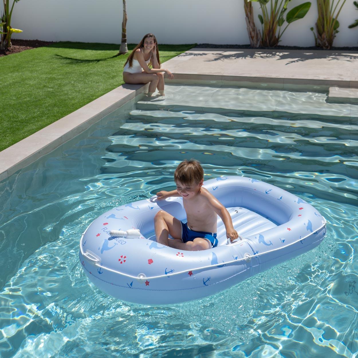 Flamingueo hinchable infantil PVC 4/7