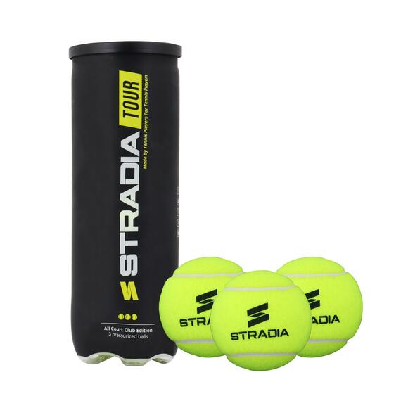 STRADIA “TOUR” Tennis Balls – 3 Balls per Tube