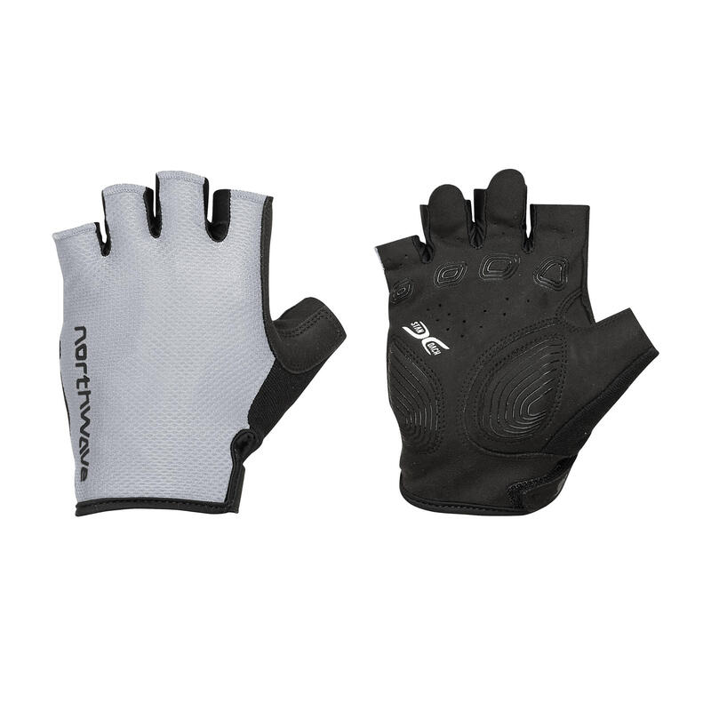 Mănuși ciclism Northwave Active Max - gri deschis | degete scurte