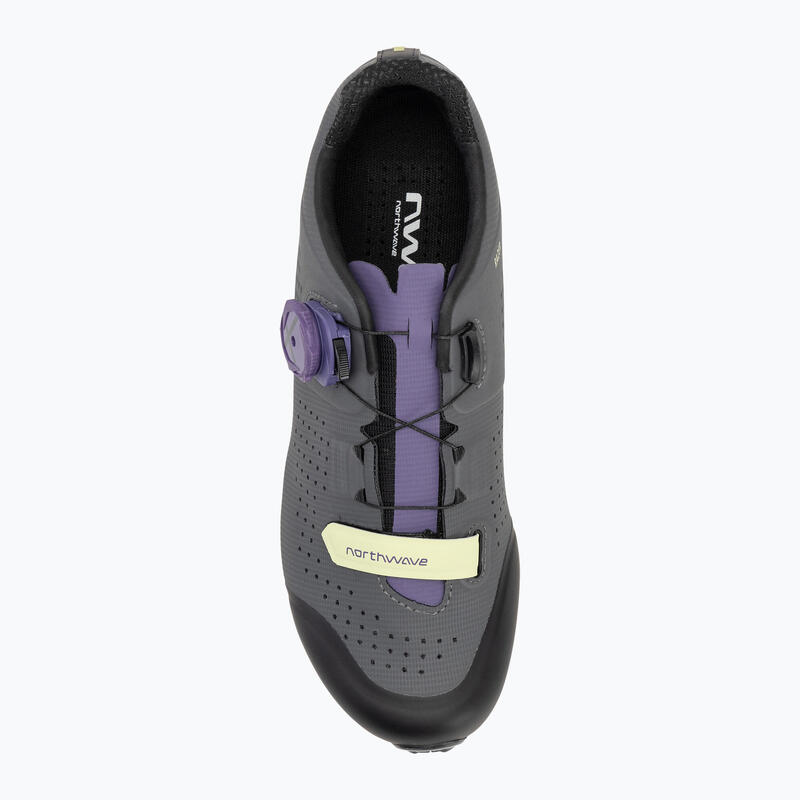 Pantofi ciclism MTB XC - Razer WMN - Dark Grey | Dark Purple