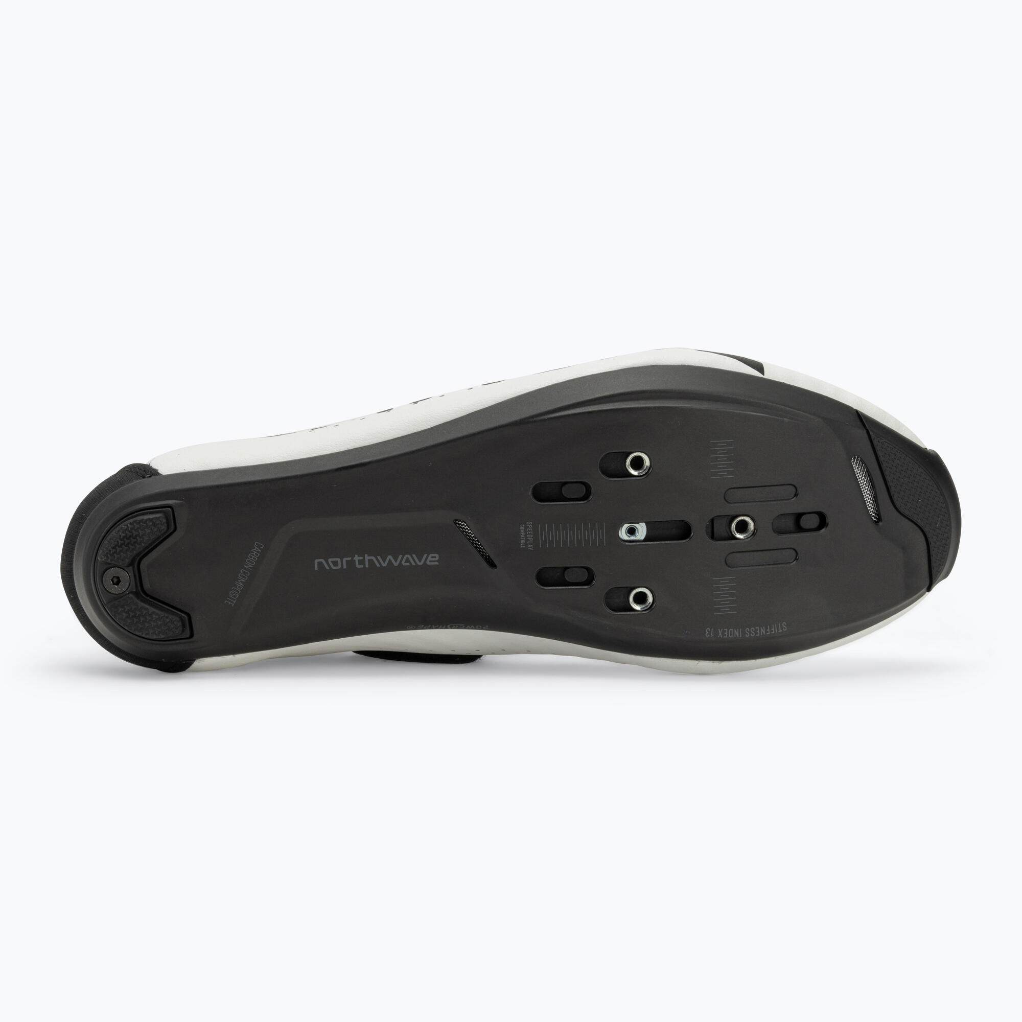 Northwave Tribute Carbon Wit/Zwart Herentriatlon Schoenen 4/7