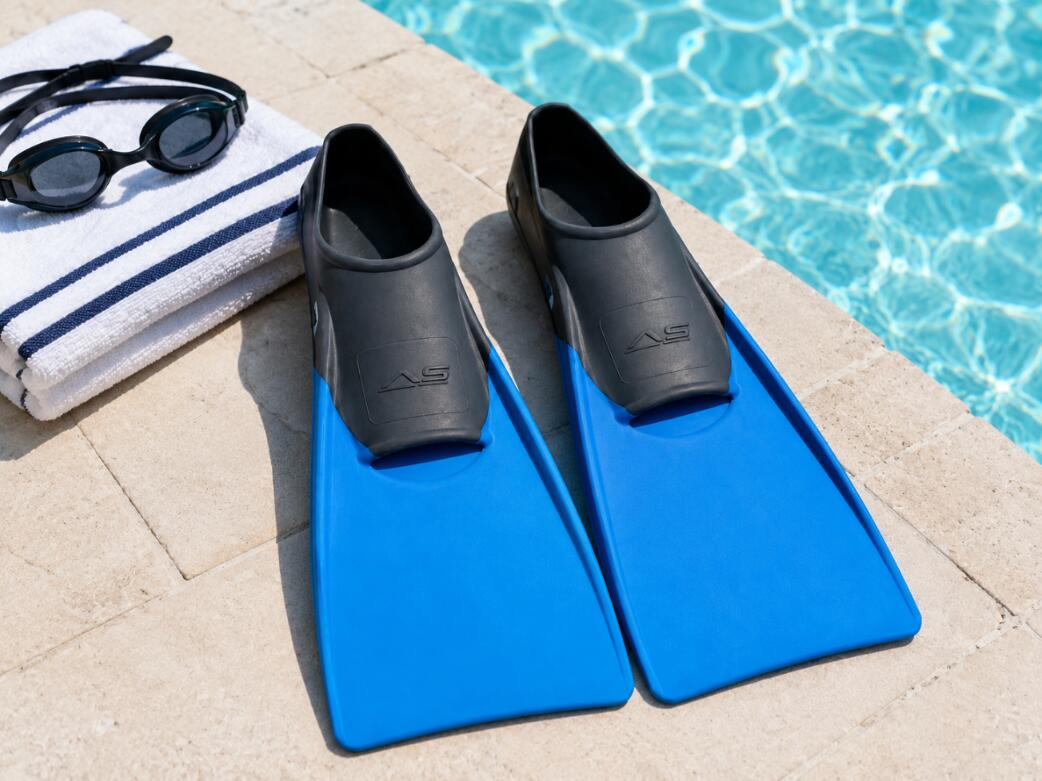 Płetwy treningowe pływackie na basen Aqua-Sport Long Floating Fins 6/7