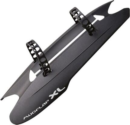 GARDE BOUE VTT AV 26/27.5/29 POLISPORT MUDFLAP XL NOIR FIXATION TUBE DIAGONAL A