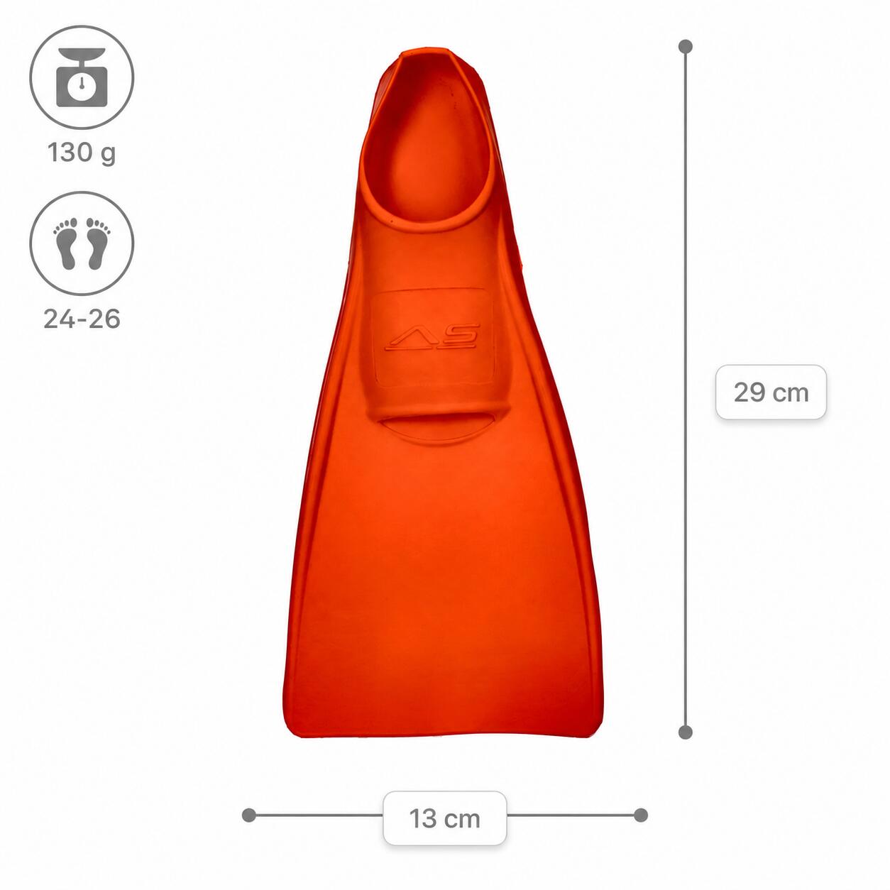 Płetwy treningowe do pływania długie na basen Aqua-Sport Long Fins Floating 6/7