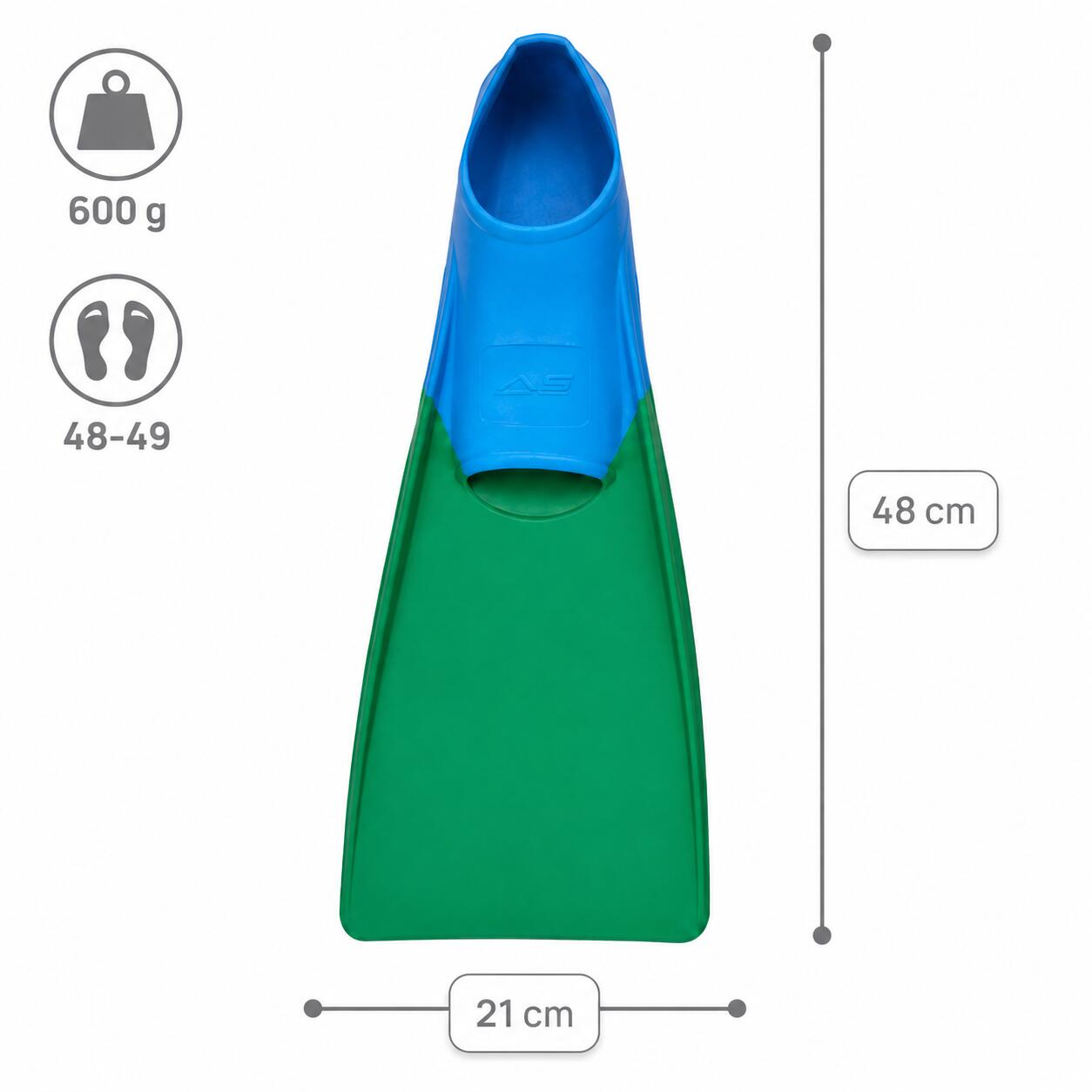Płetwy długie treningowe pływackie Aqua-Sport Long Floating 5/7