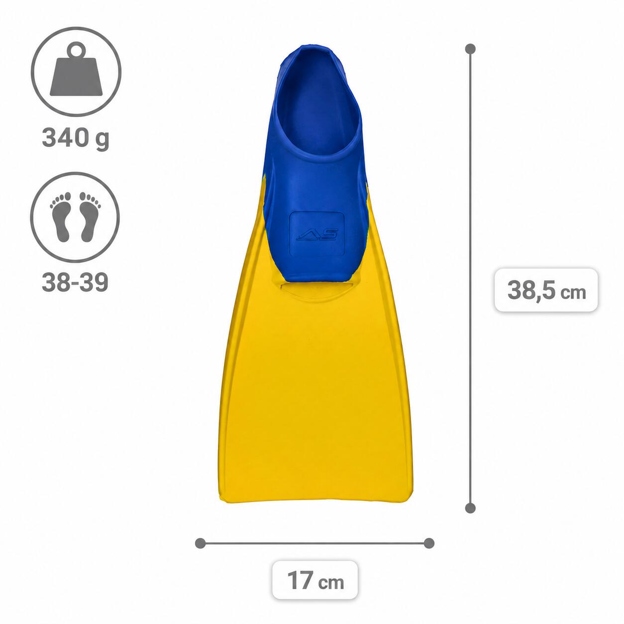 Płetwy długie treningowe pływackie Aqua-Sport Long Floating 5/7