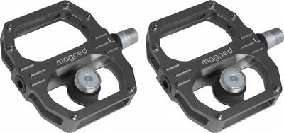 Paar magped sport 2 magnetische pedalen (magneet 100n) grijs
