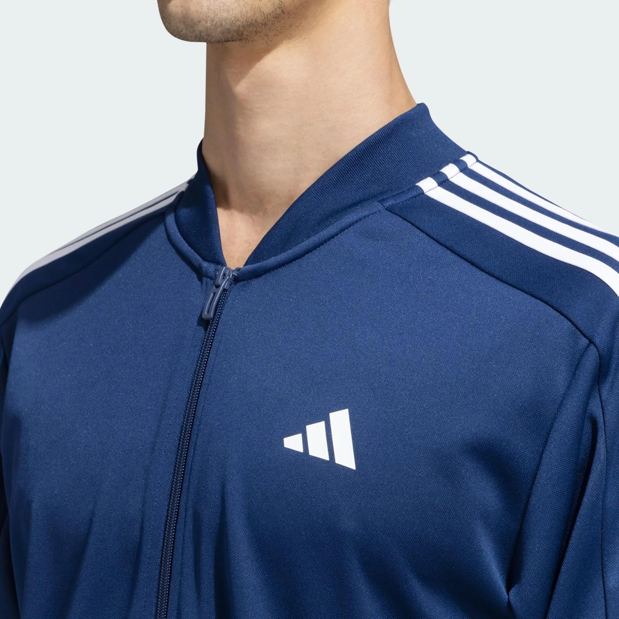 Adidas 3S Plain TS Men Not Sports Specific Track Suit Track Suit Blue -  4