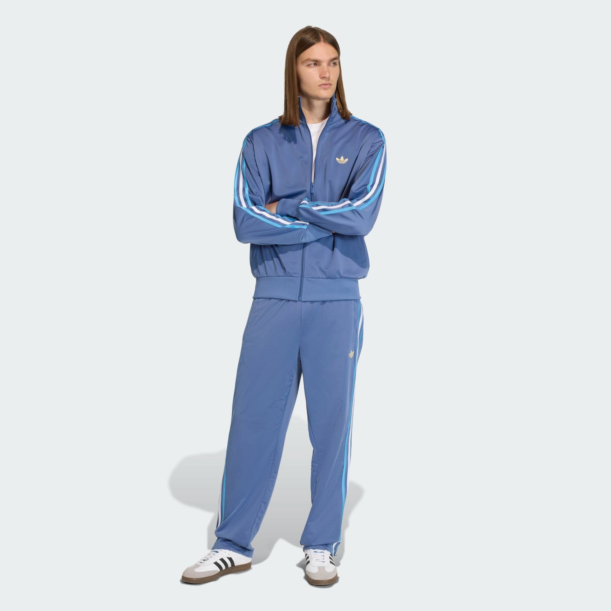 Adidas FIREBIRD TT Men Originals Track Top Track Top Blue -  3