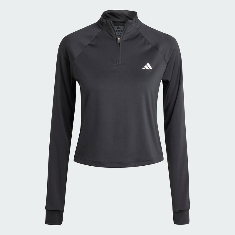 Adidas WE 1/4ZIP Women Training Track Top Track Top Black-picture-12