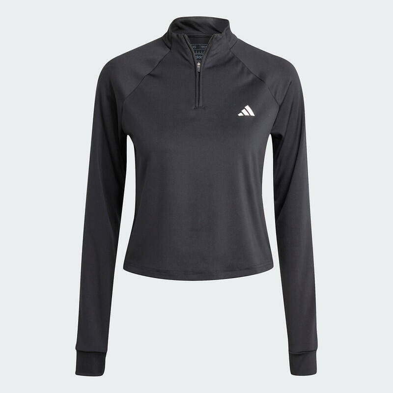 Adidas WE 1/4ZIP Women Training Track Top Track Top Black -  1
