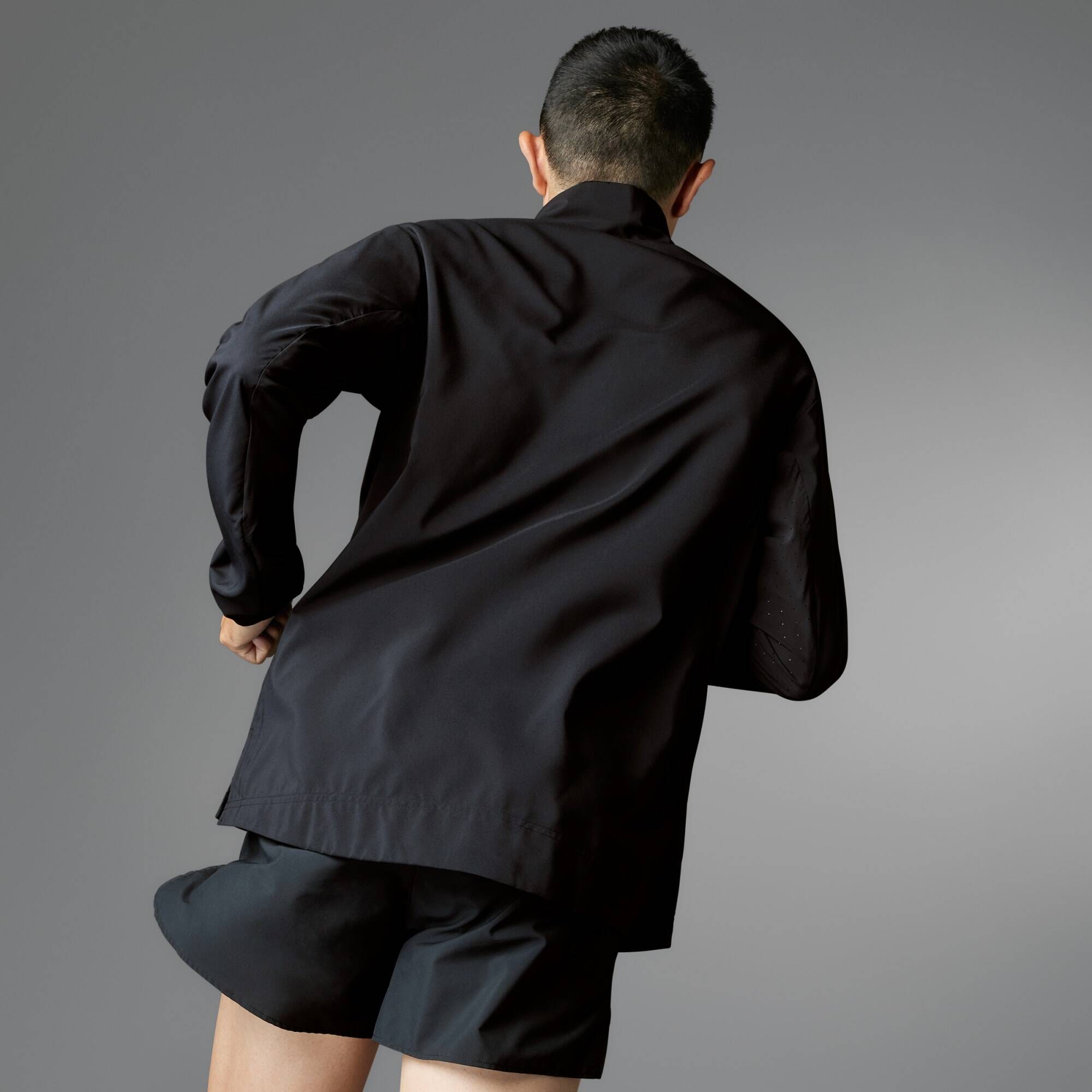 Adidas ADIZERO E JCKT Men Running Jackets Jackets Black -  3