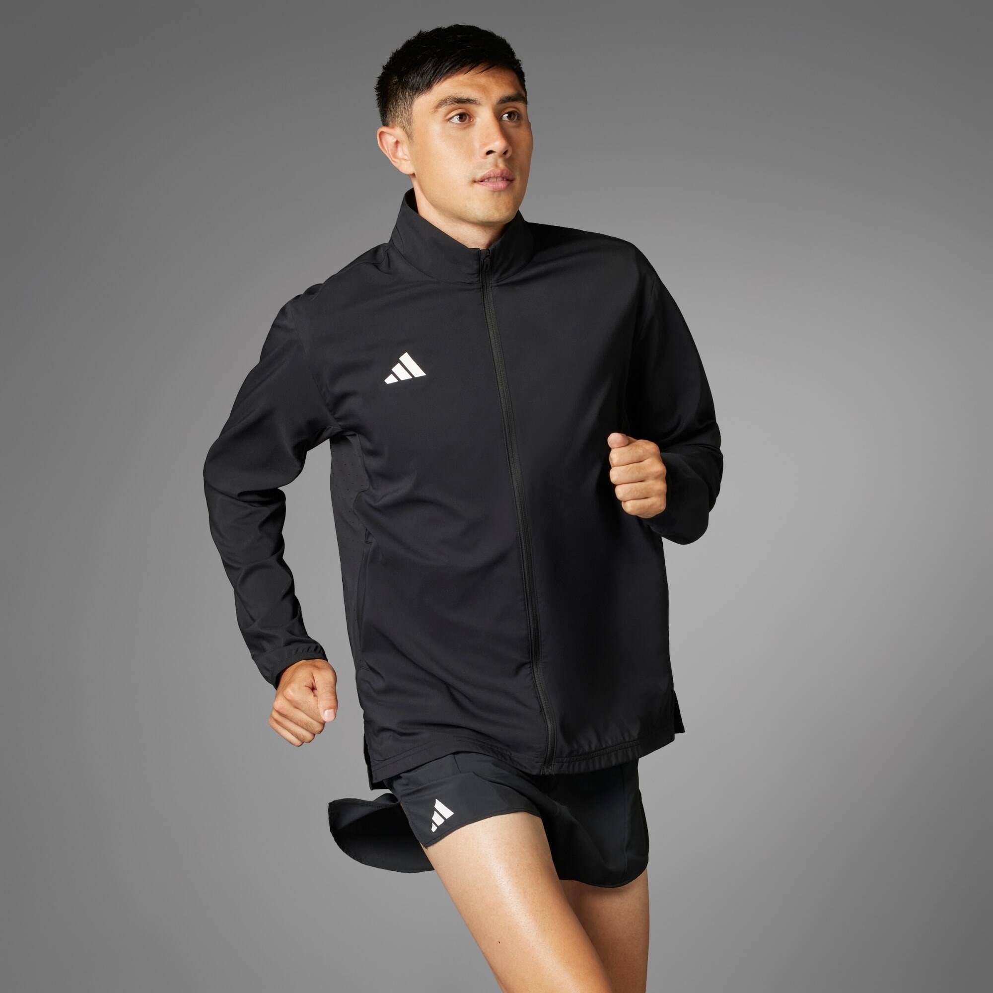 Adidas ADIZERO E JCKT Men Running Jackets Jackets Black -  2