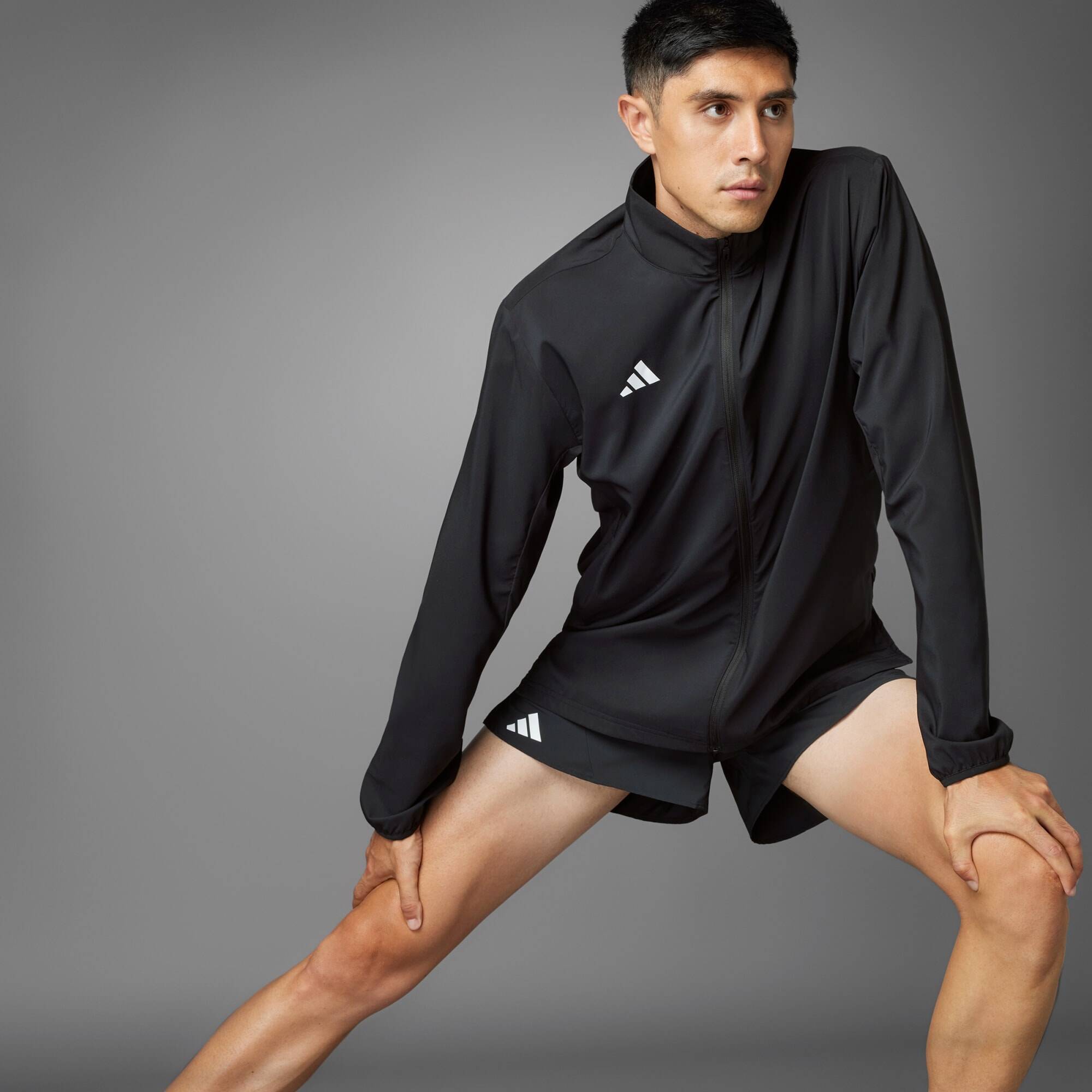 Adidas ADIZERO E JCKT Men Running Jackets Jackets Black -  5