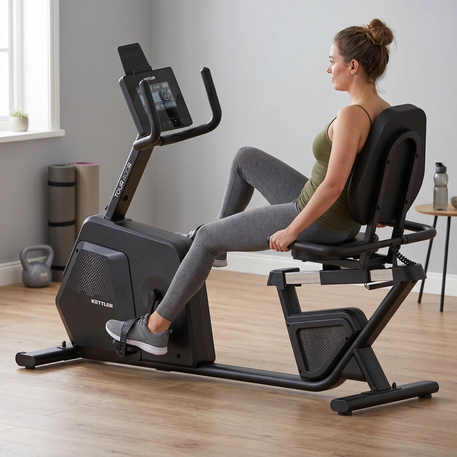 Liegeergometer - Tour 400R - Fitness und Cardio - LCD Bildschirm 2/3