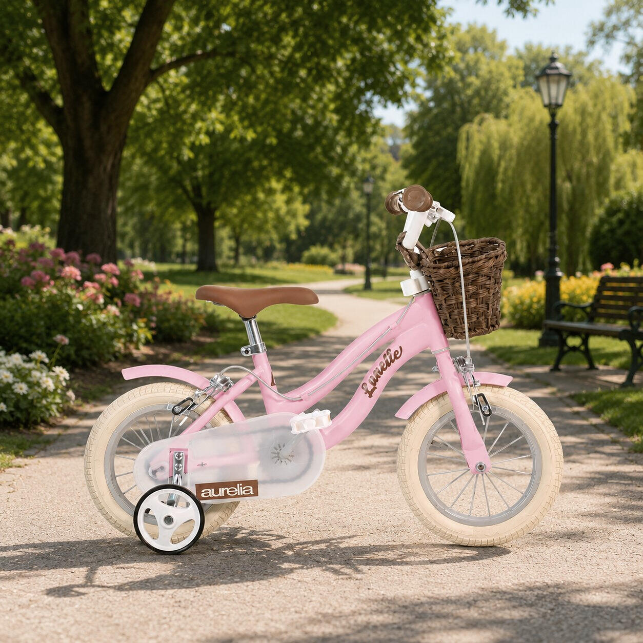 Bicicleta Niñas 12 pulgadas Lunelle 3 años 5/5