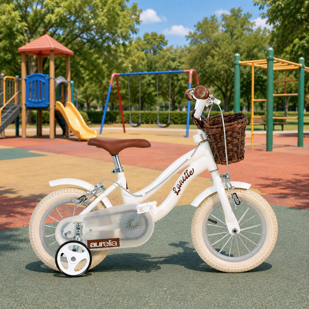 Bicicleta Niñas 12 pulgadas Lunelle 3 años 5/5
