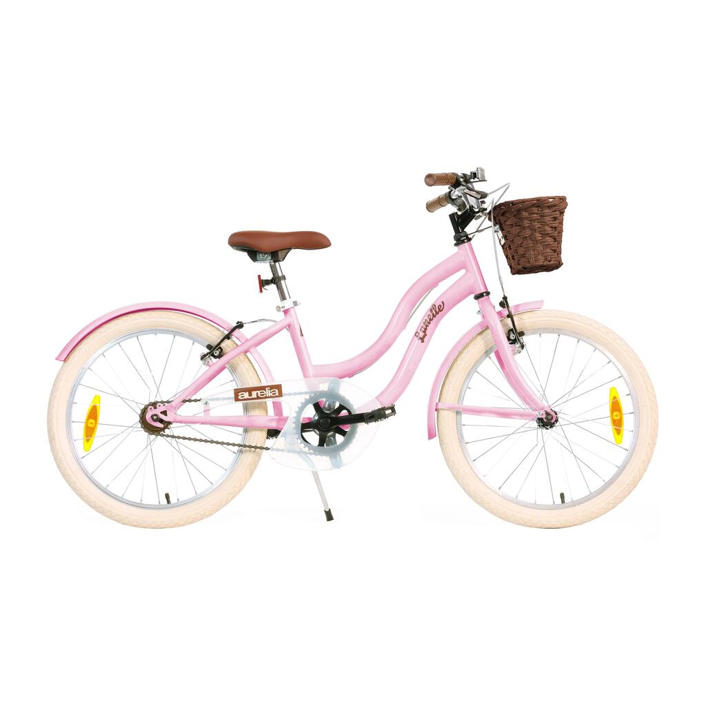 Dino Bikes Girls Bicycle Aurelia Retro Pink 20 inch