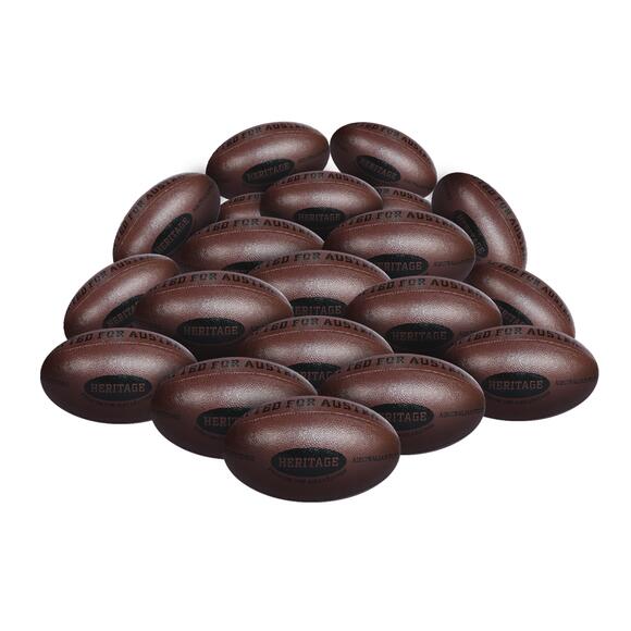 STRADIA “HERITAGE” Aussie Rules Ball – Size 5 – Pack of 20