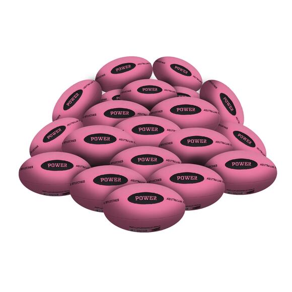 STRADIA “POWER” Aussie Rules Ball – Sizes 3, 4, 5 – Pack of 20