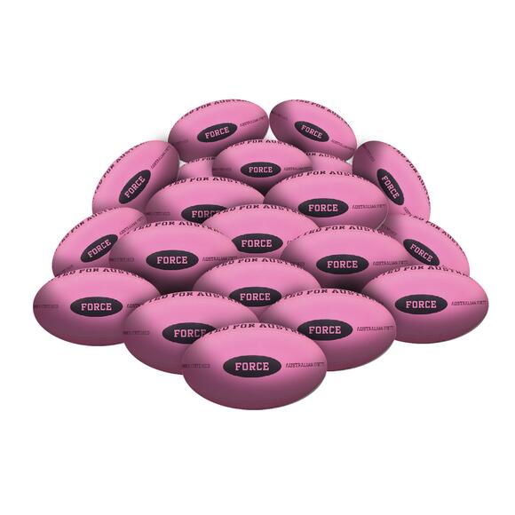 STRADIA “FORCE” Aussie Rules Ball – Sizes 3, 4, 5 – Pack of 20