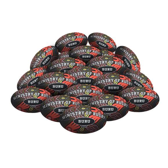 STRADIA “BURU” Rugby Union Ball – Size 5 – Pack of 20